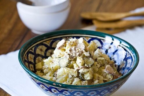 receta de ensalada mientras se sigue una dieta proteica